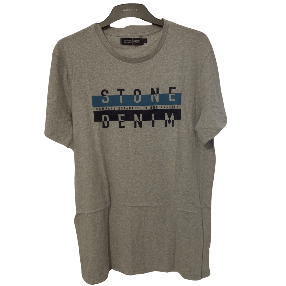 Stone Denim T-Shirt | Clear All Store